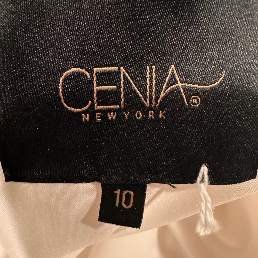 CENIA NEW YOUK SIZE 10 women’s Elegant White Dress - Picture 7 of 11